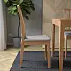 Scaun IKEA Ekedalen, stejar/ gri orrsta