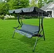 Leagăn de grădină GardenLine KRE3088, antracit pe tehnoparc.md Leagăn de grădină GardenLine KRE3088, antracit