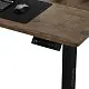 Masă de birou SENSE7 Nojo 120x60, stejar negru