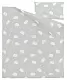 Детское постельное белье IKEA Ringduva 60x120см, белый/серый