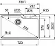 Кухонная мойка Franke UBG 610-78, песочный