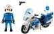 Set jucării Playmobil Police Bike with LED Light