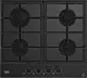Газовая панель Beko HILG64325SDX, черный