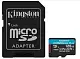 Card de memorie flash Kingston microSD 128GB Class10 A2 UHS-I U3 (V30) + SD Adapter pe tehnoparc.md Card de memorie flash Kingston microSD 128GB Class10 A2 UHS-I U3 (V30) + SD Adapter
