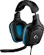 Căşti Logitech G432 Gaming Headset, negru/albastru