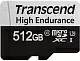 Карта памяти Transcend MicroSD Class 10 UHS-I + SD adapter, 512ГБ