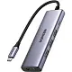 Multiplicator Ugreen 5in1 Type-C, gri pe tehnoparc.md Multiplicator Ugreen 5in1 Type-C, gri