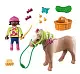 Игровой набор Playmobil Girl with Pony