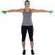 Halteră Pure Neopren Dumbbell Set 2x2kg, verde