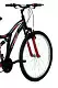 Bicicletă Belderia Tec Master 26, negru/roșu