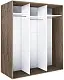 Шкаф-купе Modern Braun Top 3 179x210x60см 1 зеркало/2 ДСП, дуб сонома трюфель