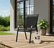 Набор садовых стульев GardenLine TIH1625, черный на tehnoparc.md Набор садовых стульев GardenLine TIH1625, черный