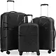 Set de valize CCS 5264 Set, negru