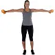 Гантель Pure Neopren Dumbbell Set 2x4kg, оранжевый