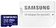 Card de memorie flash Samsung MicroSD PRO Plus Class 10 UHS-I U3 + SD adapter, 256GB