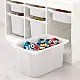 Etajeră cu containere IKEA Trofast 99x44x56cm, alb/alb-roz