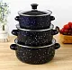 Set vase de gătit 4Life Ruibeiru Dark, albastru