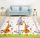Игровой коврик 4Play Giraffes/Animals 180x200x1.5cm, разноцветный