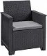 Set mobilă de grădină Keter Elodie 2 Set, grafit