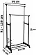 Cuier Procart SKY107, negru