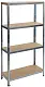 Etajeră Strend Pro Regal RAT20 MS 180x90x40cm, argintiu/maro