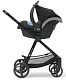 Коляска KinderKraft Newly 3in1 Mink Pro, черный