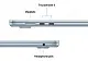 Ноутбук Apple MacBook Air MC7C4RU/A (15.3"/M4/16GB/512GB), серебристый
