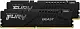 Оперативная память Kingston FURY Beast 32GB (2x16GB) DDR5-6400MHz, CL32-39-39, 1.4V