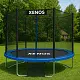 Батут Xenos XT-6FT 183cm, черный/синий