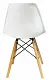 Scaun Jumi Eva CM-946200, alb