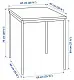 Masă IKEA Sandsberg 67x67x75cm, negru