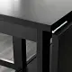 Masă IKEA Barsviken cu extensie pliantă 45/90/135x93cm, negru