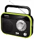 Radio portabil Sencor SRD 210 BGN, negru/verde