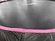 Trambulină Lean Sport Max 487cm, negru/roz