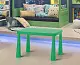 Măsuță pentru copii IKEA Mammut 77x55cm, verde deschis