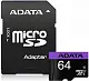 Card de memorie flash Adata Premier microSDHC/SDXC Class 10 UHS-I + SD adapter, 64GB