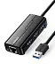 Разветвитель Ugreen USB 3.0 Hub with Gigabit Ethernet Adapter