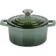 Кастрюля Alpina Cast Iron Green, зеленый