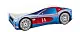 Pat pentru copii MyKids Race Car 02 160x80cm, albastru