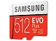 Карта памяти Samsung MicroSD EVO Plus Class 10 UHS-I (U3) + SD adapter, 512GB