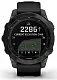 Умные часы Garmin fenix 7 Sapphire Solar, серый карбон с черным ремешком