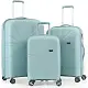Set de valize CCS 5264 Set, albastru deschis