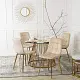 Scaun Mebel Elite York, cremă/auriu
