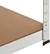 Стеллаж SDGroup Strategic max.175 180x70x70x45см, серебристый/коричневый