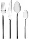 Set tacâmuri Ardesto AR0724BES, inox pe tehnoparc.md Set tacâmuri Ardesto AR0724BES, inox