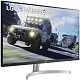 Monitor LG 32UN500-W, alb/negru