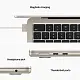 Laptop Apple MacBook Air Z15Y003DX (13.6"/M2/16GB/256GB), auriu