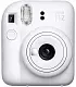 Aparat foto cu imprimare instantanee Fujifilm Instax Mini 12, alb pe tehnoparc.md Aparat foto cu imprimare instantanee Fujifilm Instax Mini 12, alb