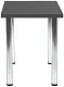 Masă Halmar Modex 90cm, antracit/crom