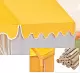 Игровой домик Costway HW67016YW, желтый/серый